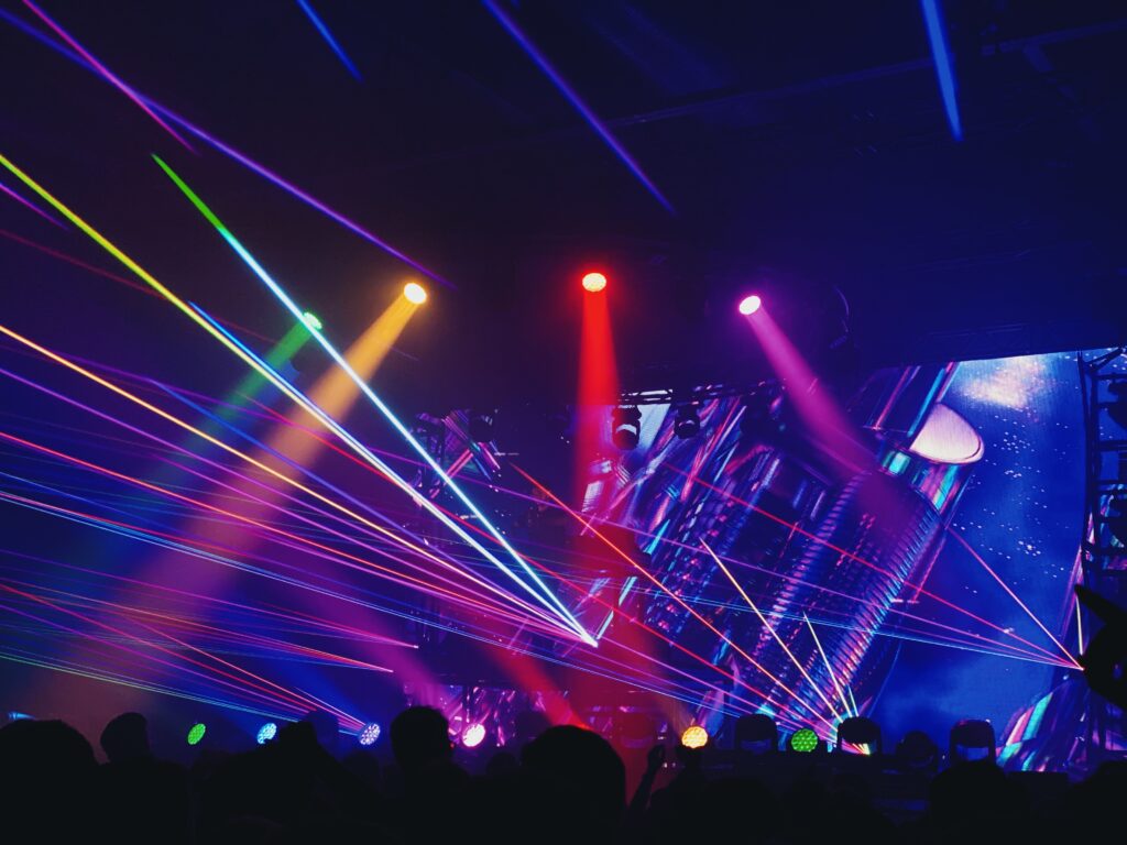 stage avec des laser